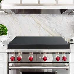 Stainless Steel Gas Stove Top Covers, Large Gas Stove Guard Cover, Stove Top Covers For Gas Stoves And Electric Stoves (L 30" X W 22" X H 2.56") With 