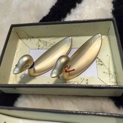 Pair Of Ducks Chopstick Rest/Magnet Korea New