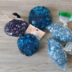 Mosaic Glass Beads - All Bags Same Weight 
