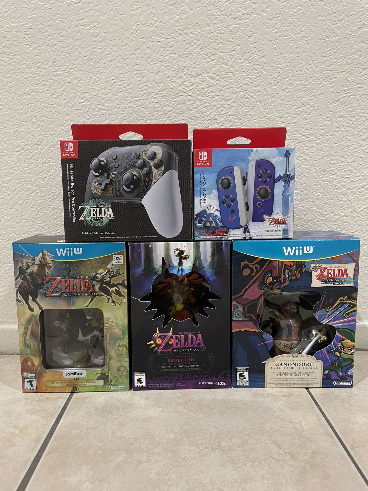 Nintendo Switch 3ds Wii U Zelda Collection 