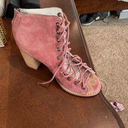 Jeffrey Campbell Lace Up Bootie Size 5
