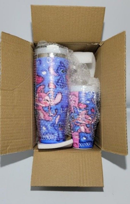 Brand New Stich And Angel Cups 