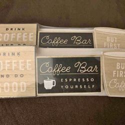 Coffee Bar Signs 