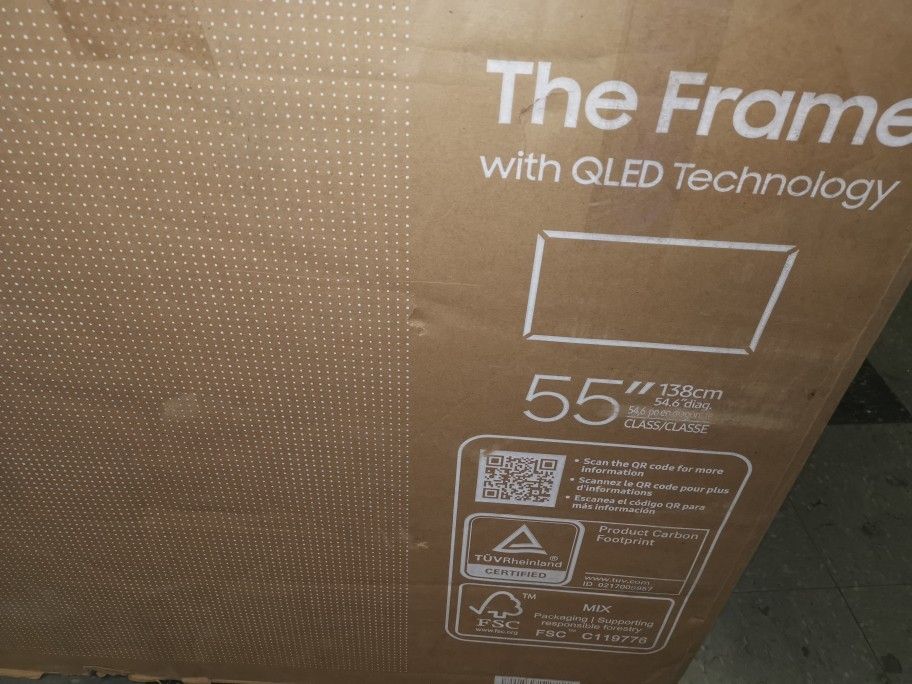 SAMSUNG 55"INCH QLED 4K THE FRAME TV LS03F 00 0