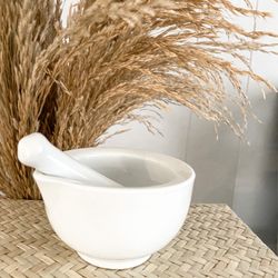 Porcelain Mortar and Pestle 3.3 Inches
