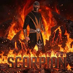 Halloween Mortal Kombat Scorpion Deluxe Adult Costume Cosplay Size XL Brand NEW