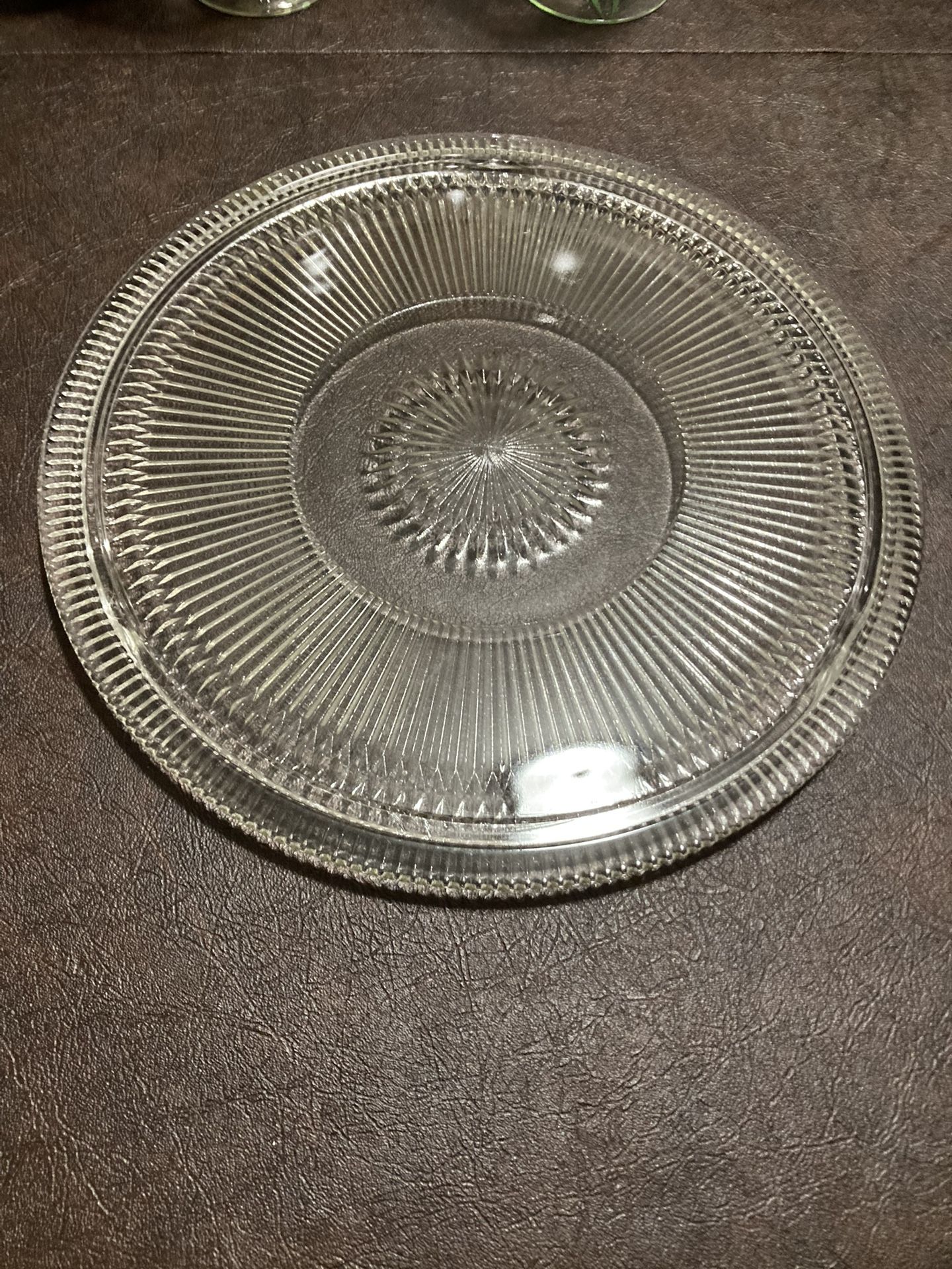 Vintage Jeannette Cake Plate