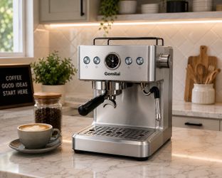 Brand New Gemilai G3006 Espresso Coffee Machine – $249