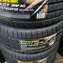 245/45/18 Blackhawk Tires 