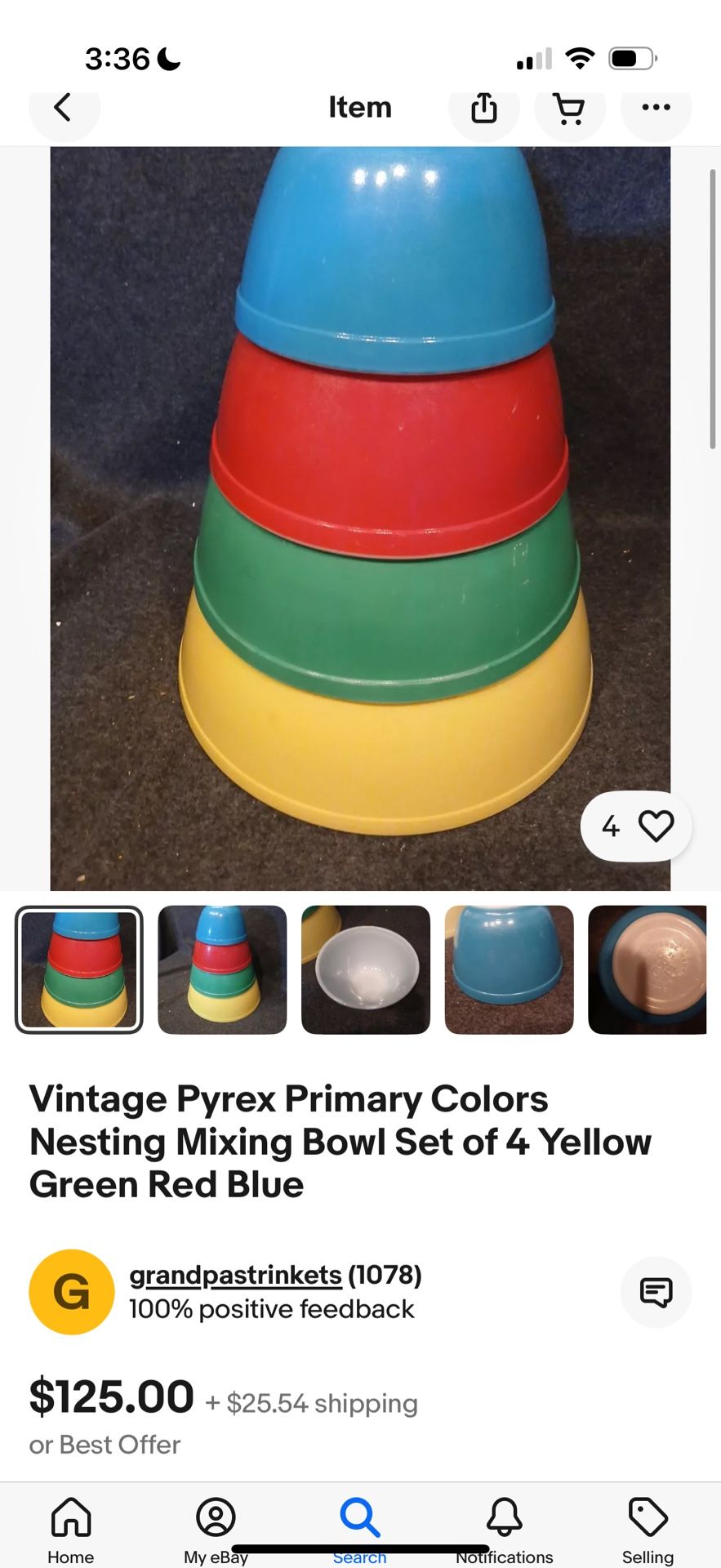 Vintage Pyrex full Set