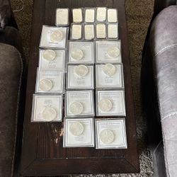 Silver Bars And Rounds