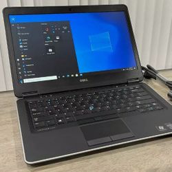 Dell Latitude Pro Grade Laptop Intel Core i5 8 GB RAM 256 GB SSD Webcam Wi-Fi & Bluetooth Wireless Windows Professional 64 Bit OS 