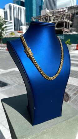 Handmade Miami Cuban Link - 8MM 24” -14K Go,d over .950 Silver