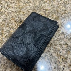 coach keychain wallet