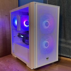 RTX 2070 SUPER Gaming PC - 32GB Ram, 1TB NVMe, Ryzen 5, White, Nvidia