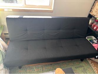 Large black futon (Eastlake)