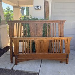 Wood bed frames
