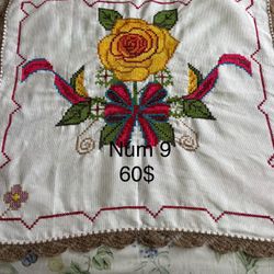 Servilletas Punto De Cruz. Todas Diferentes Presios 