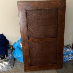 Wood/glass Inlay Coffee Table 