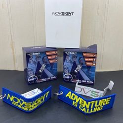 NOVSIGHT 9005 9006 LED Headlight Bulbs Combo Low/High Beam Bulbs Cool White NIB
