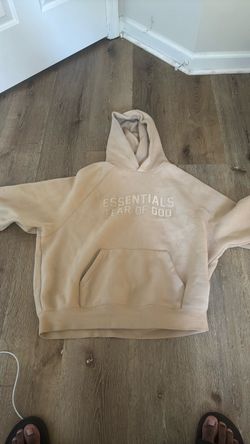 Fear of God Essentials Hoodie Tan