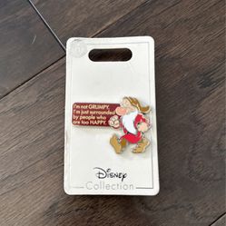 Pin- Disney Seven Dwarfs Grumpy Pin 