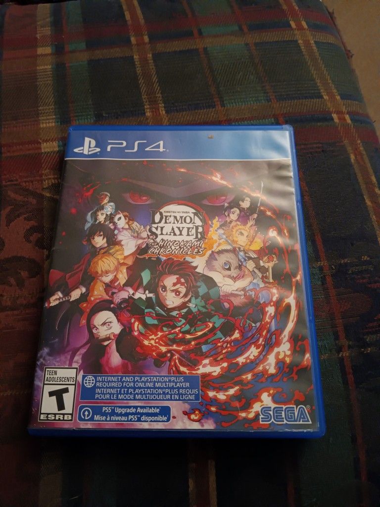 Demon Slayer Kimetsu no Yaiba The Hinokami Chronicles Sony PlayStation 4 PS4