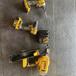 Dewalt Nail Gun . Drill, Impact 
