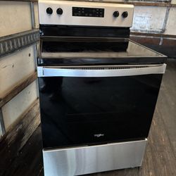 30 in. 5 Burner Elements Freestanding Electric Range in Stainless Steel