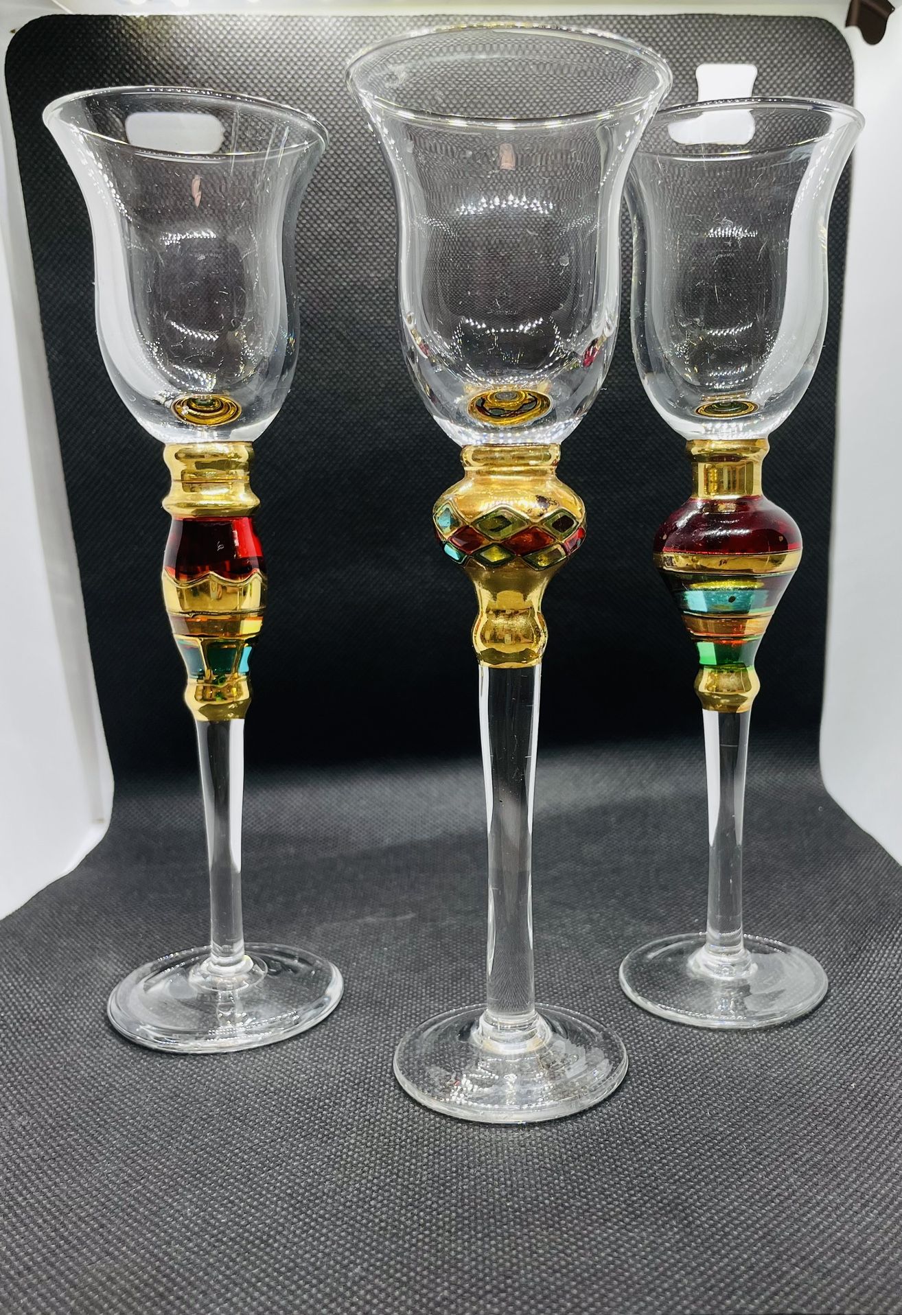 Artland Splendor Cordial Glasses With Jewel Stems 