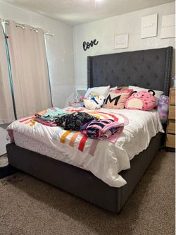 Queen Bed frame with head board