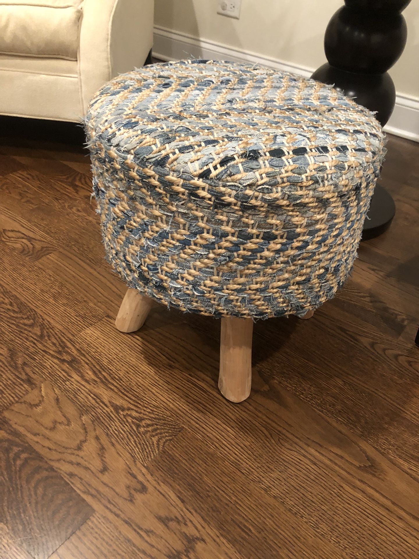Small Stool For Decorations Or Feet Rest