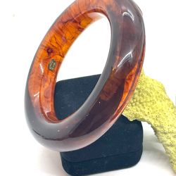 Kenneth Lane 8.5” Root Beer Bangle