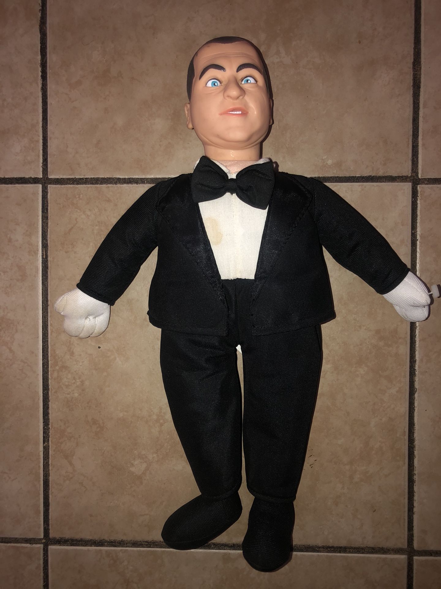 Three Stooges Curly Howard 14” Plush Play By Play Stuffed Doll