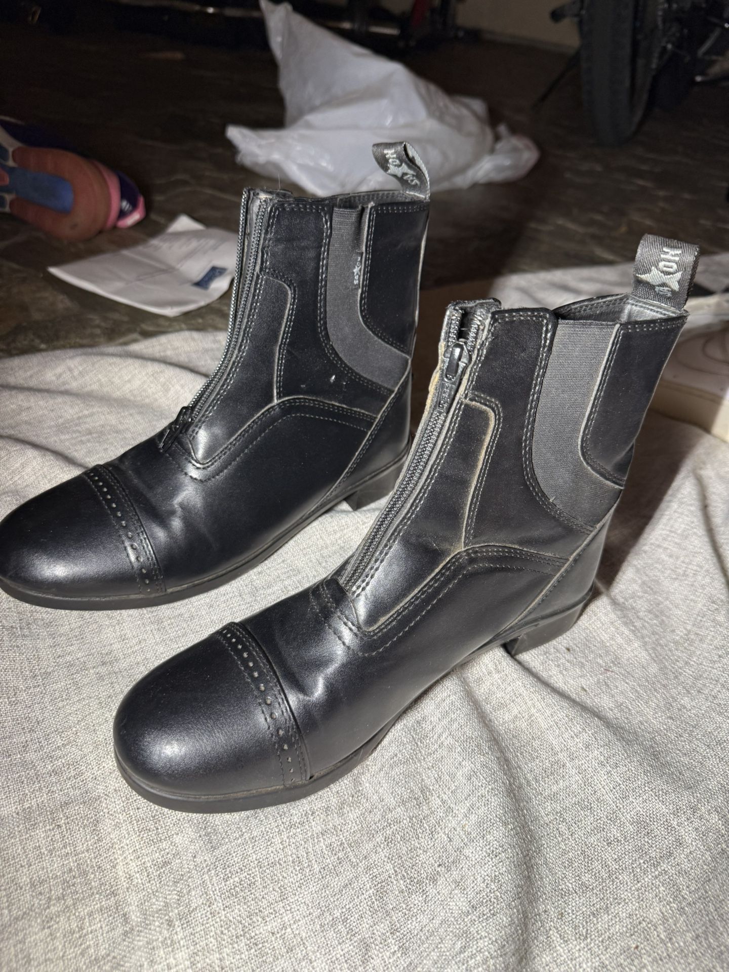 SAXON freestyle horse-riding boots size 8