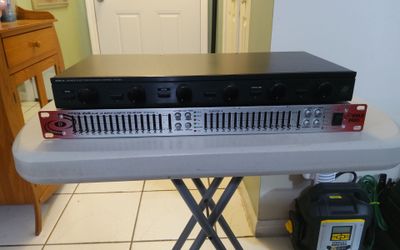 Niles Ssvc-6 speaker selector and Pyle pro ppeq-215 equalizer
