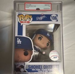 Funko Pop! MLB Shohei Ohtani Dodgers #106 PSA 10 Cert 0(contact info removed) 2024