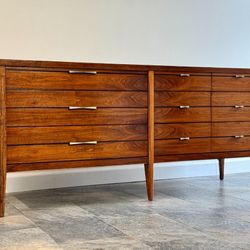 Genuine Mid Century Lane Tuxedo Lowboy Dresser