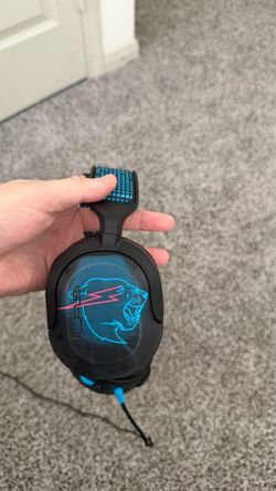 JLab Gaming x MrBeast Nightfall Wired Gaming Headset, PC, Nintendo Switch, Xbox X|S, PS5