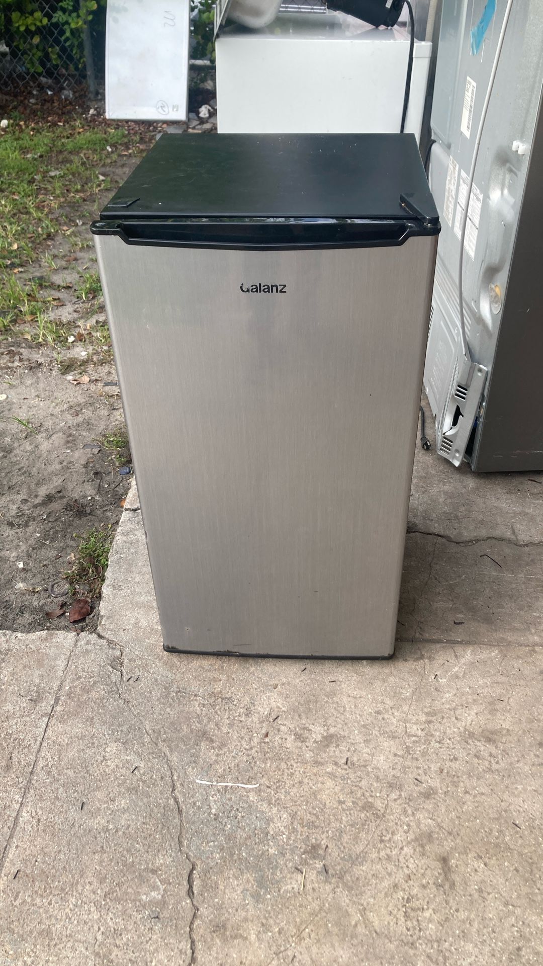Stainless Steel Galanz Mini Fridge