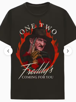 Men's One Two Freddy's Coming for You Graphic Tee