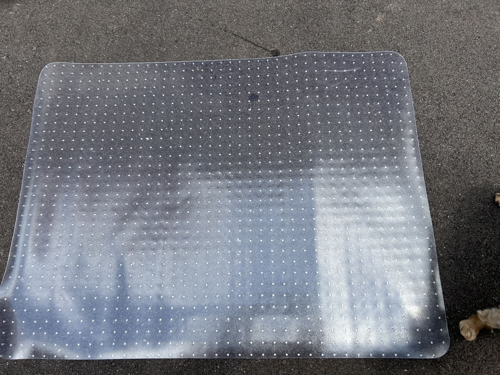 Chair Mat/Clear-No Lip