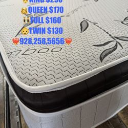 New Queen. Mattress And Box Spring   Same Day Deliver