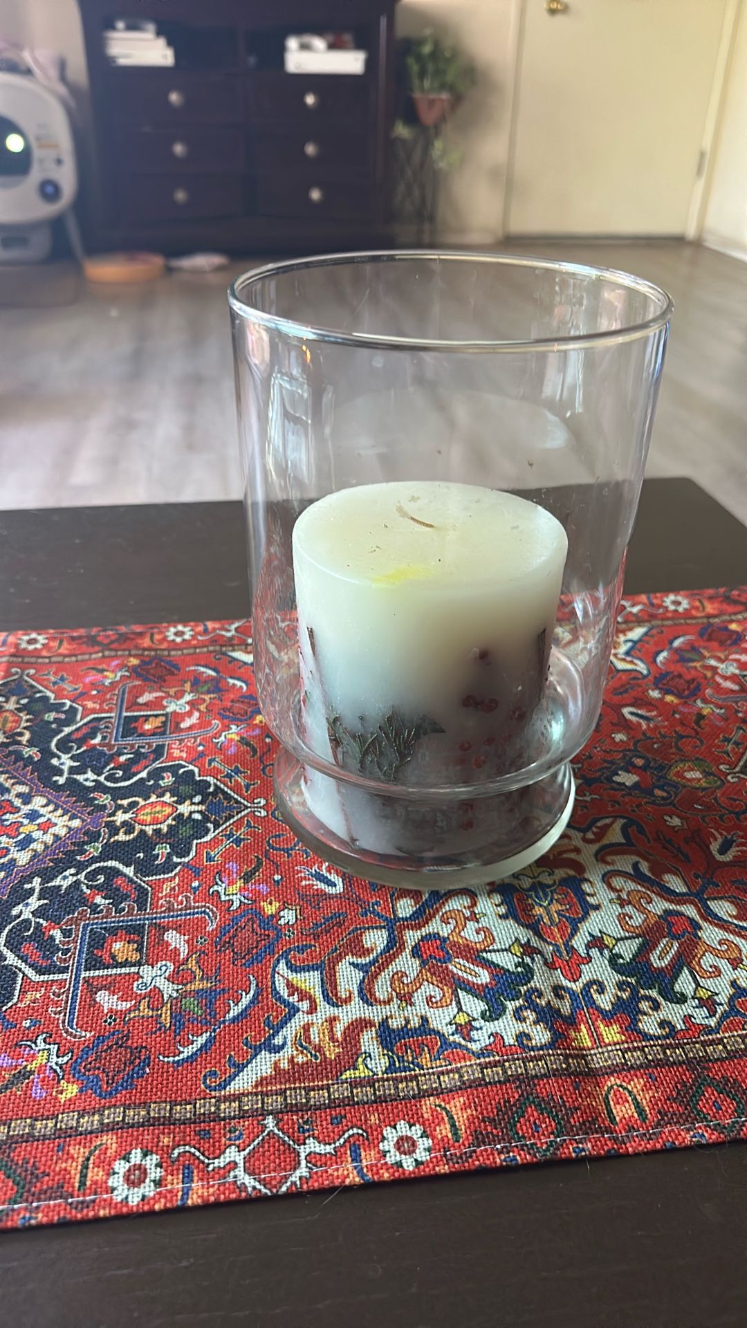 Candle Holder With New Big Candle