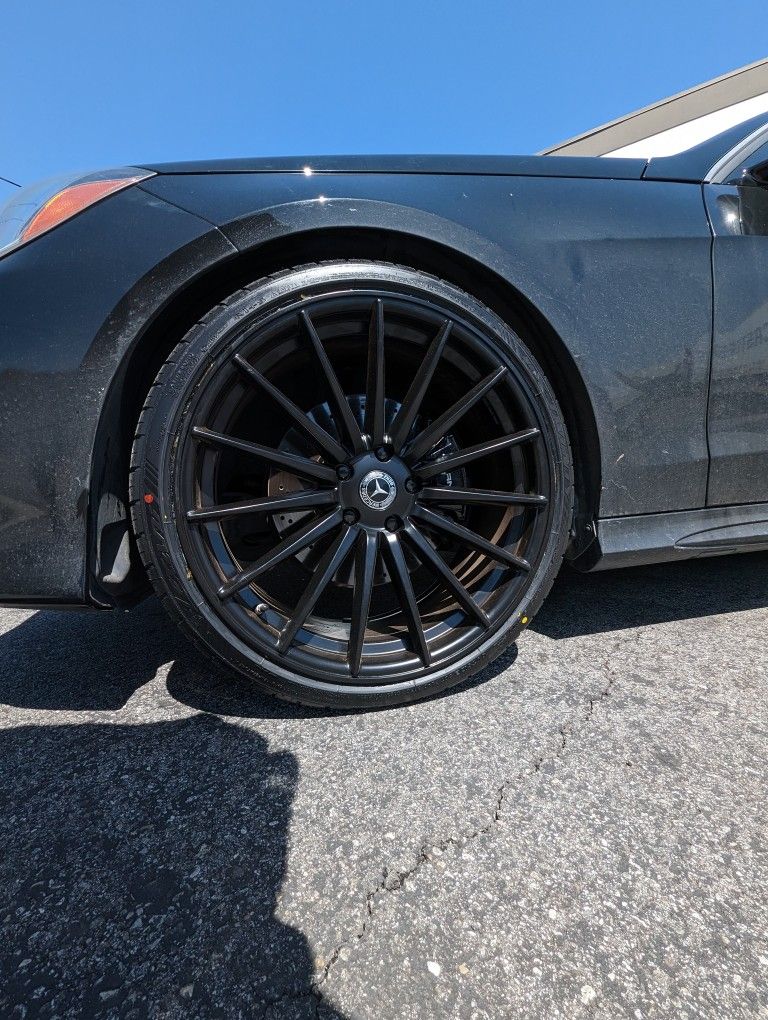 20 INCH NEW WHEELS STAGGERED FOR MERCEDES BENZ E300 E350 C300 E550 E400