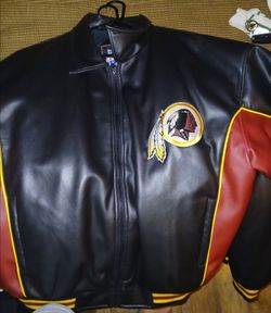 vintage Washington Redskins leather bomber jacket