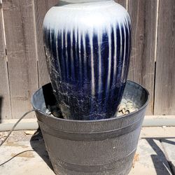 Large 34” Outdoor Fountain – Pottery Vase Style