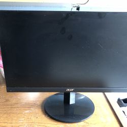 Acer 21.5 Inch Full HD (1920 x 1080) IPS Ultra-Thin Zero Frame Computer Monitor (HDMI & VGA Port), SB220Q bi