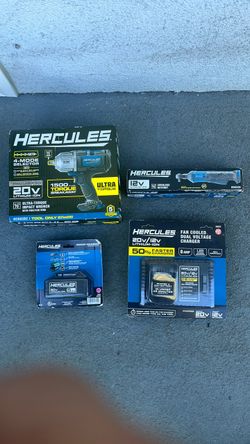 HERCULES ULTRA TORQUE IMPACT WRENCH . RATCHET SET NEW
