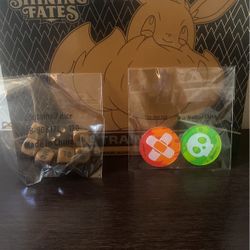 Pokémon Dice,burn And Poison Tokens